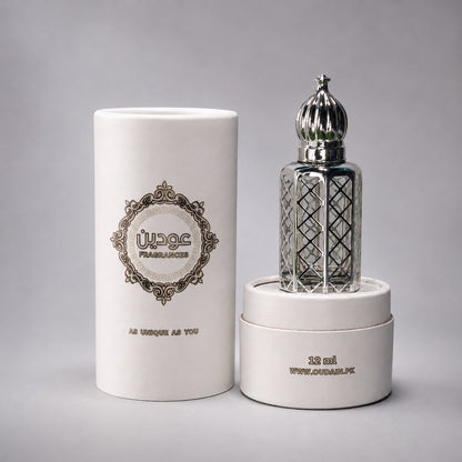 Madinah Musk Premium Arabian Attar in Open Luxury Gift Box | Oudain Fragrance
