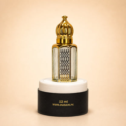 Ameer-ul-Oud Arabian Attar Bottle in Premium Display Base | Oudain Fragrance